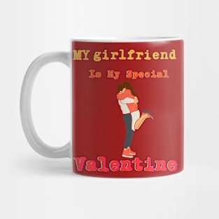 Girlfriend's Charm Tee: Embrace the Magic of Love this Valentine's Day Mug